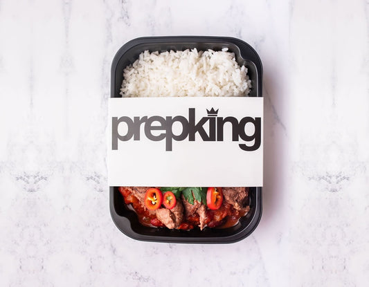 PrepKing - Flat iron steak beef burrito bowl